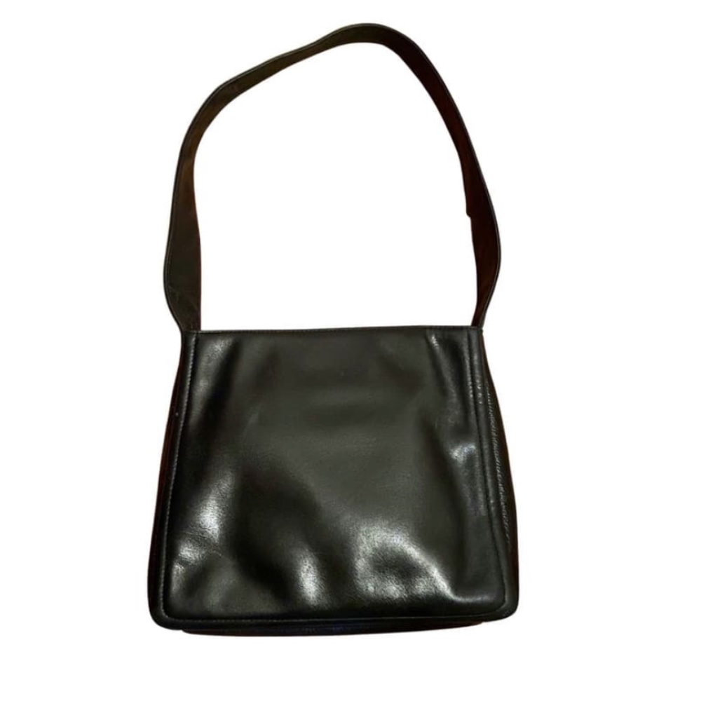 Mila Paoli Vintage Italian Made Leather Shoulder Bag